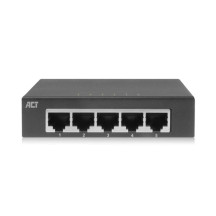 Commutateur réseau 10/100/1000 Mbps 5 ports - design métallique