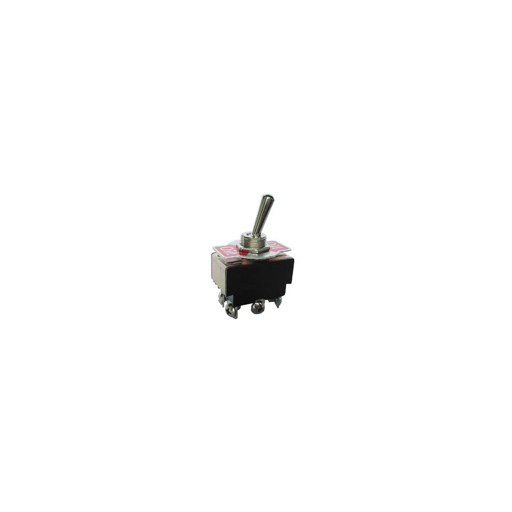INVERSEUR BIPOLAIRE A LEVIER ON-OFF-ON 5A/250V - CONNEXION A VISSER