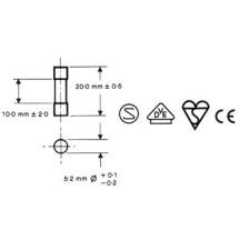 JEU DE FUSIBLES RAPIDES 5 x 20mm