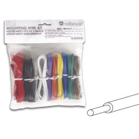 Assortiment fils de câblage - 10 couleurs - 60 m - âme monobrin
