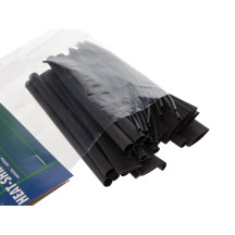 Lot de gaines thermoretractables - 40 pcs - noir