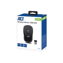 Souris sans fil noire 1000/1200/1600 dpi