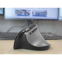 Souris ergonomique sans fil avec Bluetooth et USB-C / USB-A