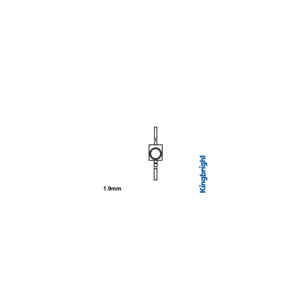 LED SOLID-STATE SUBMINIATURE 1.9mm - ROUGE DIFFUSANT