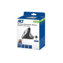 Souris ergonomique sans fil avec Bluetooth et USB-C / USB-A