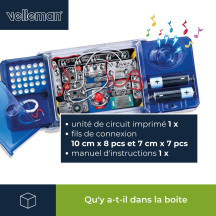 Kit de projets électroniques - 8 expériences - LED & musique