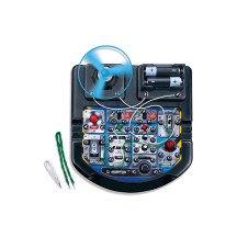 Kit de projets électroniques - 19 expériences - LED, ventilateur et son