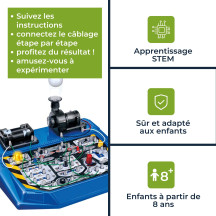 Kit de projets électroniques - 25 expériences - circuits amusants