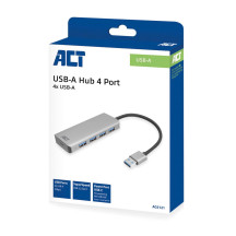 Hub USB 3.1 à 4 ports avec adaptateur d'alimentation externe