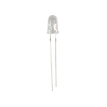 LED BLANCHE 5 mm - TRANSPARENTE