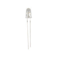 LED BLANCHE 5 mm - TRANSPARENTE