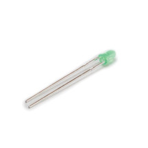 Lampe LED standard de 3 mm, lumière verte diffuse