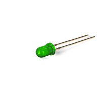Lampe LED standard de 5 mm, lumière verte diffuse