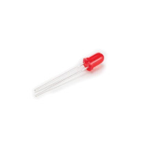 Lampe LED standard 5 mm rouge diffus