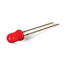 Lampe LED standard 5 mm rouge diffus