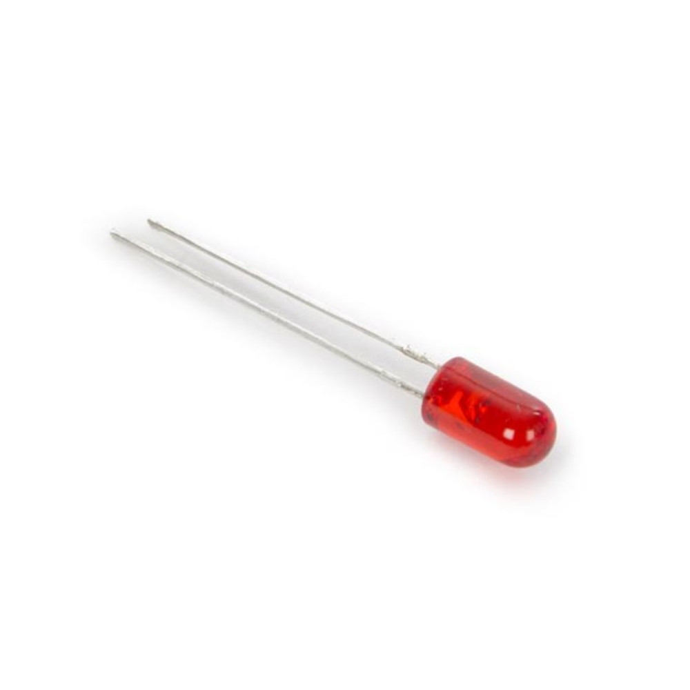 Lampe LED standard 5 mm rouge lumineux