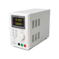 ALIMENTATION DE LABORATOIRE PROGRAMMABLE 0-30 VCC / 5 A max. - DOUBLE AFFICHEUR LED avec INTERFACE USB 2.0