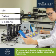 ALIMENTATION DE LABORATOIRE DC 0-30 VCC 0-5 A MAX / AVEC DOUBLE AFFICHEUR LED