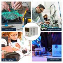 ALIMENTATION DE LABORATOIRE DC 0-30 VCC 0-5 A MAX / AVEC DOUBLE AFFICHEUR LED