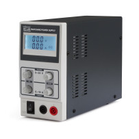 ALIMENTATION DE LABORATOIRE À DÉCOUPAGE 0-30 VCC / 0-10 A MAX / AVEC AFFICHEUR LCD
