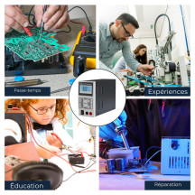 ALIMENTATION DE LABORATOIRE À DÉCOUPAGE 0-30 VCC / 0-10 A MAX / AVEC AFFICHEUR LCD