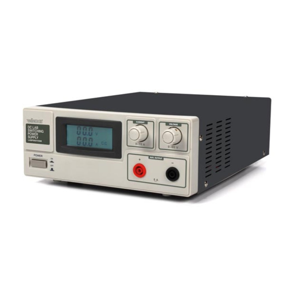 ALIMENTATION DE LABORATOIRE À DÉCOUPAGE 0-60 VCC / 0-15 A MAX / AVEC AFFICHEUR LCD
