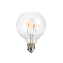 AMPOULE À FILAMENT LED - STYLE RÉTRO - G95 - 4 W - E27 - BLANC CHAUD INTENSE