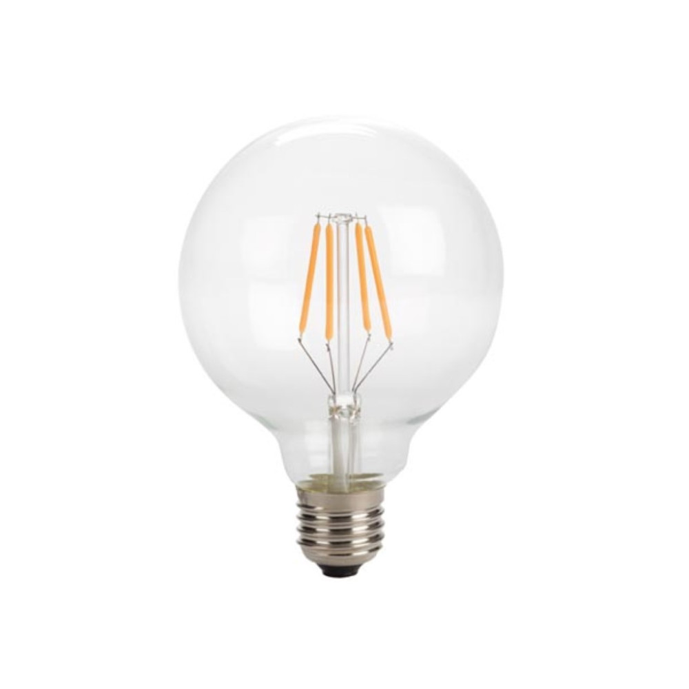 AMPOULE À FILAMENT LED - STYLE RÉTRO - G95 - 4 W - E27 - BLANC CHAUD INTENSE