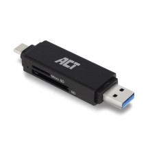 Lecteur de cartes SD et Micro SD USB 3.2 Gen1, connecteur USB-C et Type-A