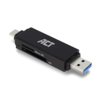 Lecteur de cartes SD et Micro SD USB 3.2 Gen1, connecteur USB-C et Type-A