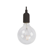 LUMINAIRE DESIGN À SUSPENSION EN CORDAGE - NOIR
