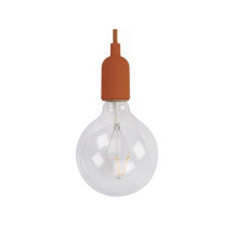 LUMINAIRE DESIGN À SUSPENSION EN CORDAGE - BRUN