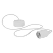 LUMINAIRE DESIGN À SUSPENSION EN CORDAGE - BLANC