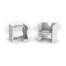 CONNECTEUR LINÉAIRE POUR PROFILÉ EN ALUMINIUM POUR RUBAN LED SLIMLINE 15 mm - ABS - GRIS
