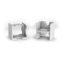 CONNECTEUR LINÉAIRE POUR PROFILÉ EN ALUMINIUM POUR RUBAN LED SLIMLINE 15 mm - ABS - GRIS