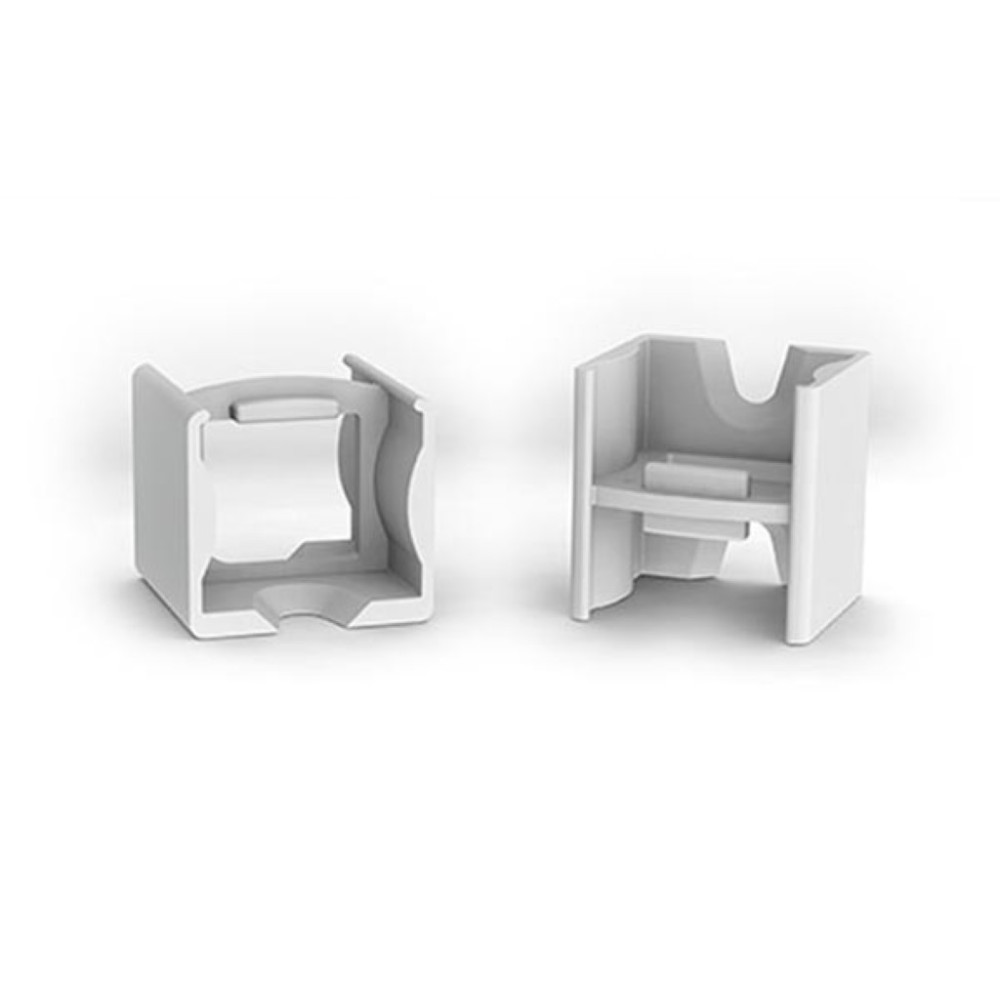 CONNECTEUR LINÉAIRE POUR PROFILÉ EN ALUMINIUM POUR RUBAN LED SLIMLINE 15 mm - ABS - GRIS