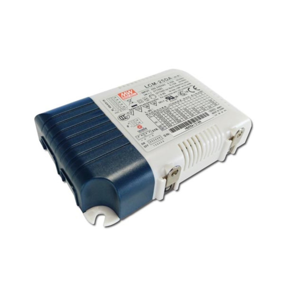 ALIMENTATION LED A COURANT DE SORTIE MULTIPLE - 25 W - COURANT DE SORTIE SELECTIONNABLE AVEC PFC