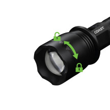 Coast - xp40r - lampe torche rechargeable, 8000 lumens