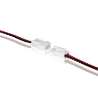 CONNECTEUR POUR FLEXIBLE LED UNICOLORE AVEC CÂBLE (MÂLE-FEMELLE)