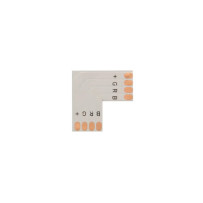 CONNECTEUR PCB FLEXIBLE - FORME L - 10 mm - COULEUR RGB