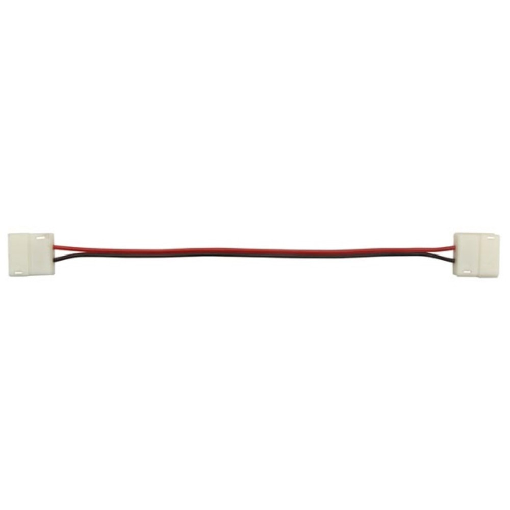 CÂBLE AVEC CONNECTEURS PUSH POUR BANDE À LED FLEXIBLE - 8 mm - 1 COULEUR