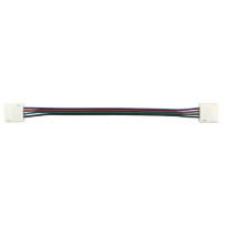 CÂBLE AVEC CONNECTEURS PUSH POUR BANDE À LED FLEXIBLE - 10 mm - COULEUR RGB