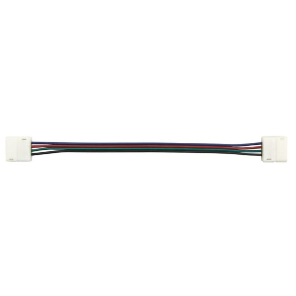 CÂBLE AVEC CONNECTEURS PUSH POUR BANDE À LED FLEXIBLE - 10 mm - COULEUR RGB
