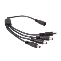 RÉPARTITEUR CC AVEC 4 x CONNECTEUR MÂLE - 1 x CONNECTEUR FEMELLE
