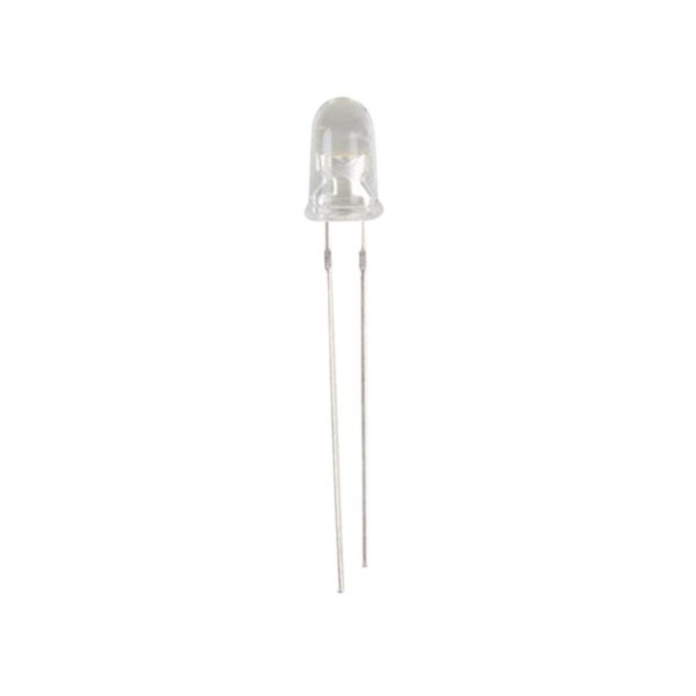 LED 5mm - JAUNE TRANSPARENT - 15000 mcd
