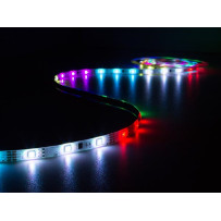 KIT RUBAN À LED FLEXIBLE LED ANIMÉ AVEC CONTRÔLEUR ET ALIMENTATION - RVB - 150 LED - 5 m - 12 VCC