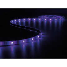 KIT RUBAN À LED FLEXIBLE PILOTÉ PAR MUSIQUE AVEC CONTRÔLEUR ET ALIMENTATION - RVB - 150 LED - 5 m - 12 VCC