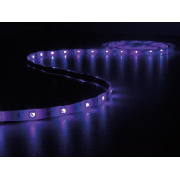 KIT RUBAN À LED FLEXIBLE PILOTÉ PAR MUSIQUE AVEC CONTRÔLEUR ET ALIMENTATION - RVB - 150 LED - 5 m - 12 VCC