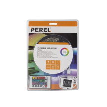 KIT RUBAN À LED FLEXIBLE AVEC CONTRÔLEUR ET ALIMENTATION - RVB - 150 LED - 5 m - 12 VCC
