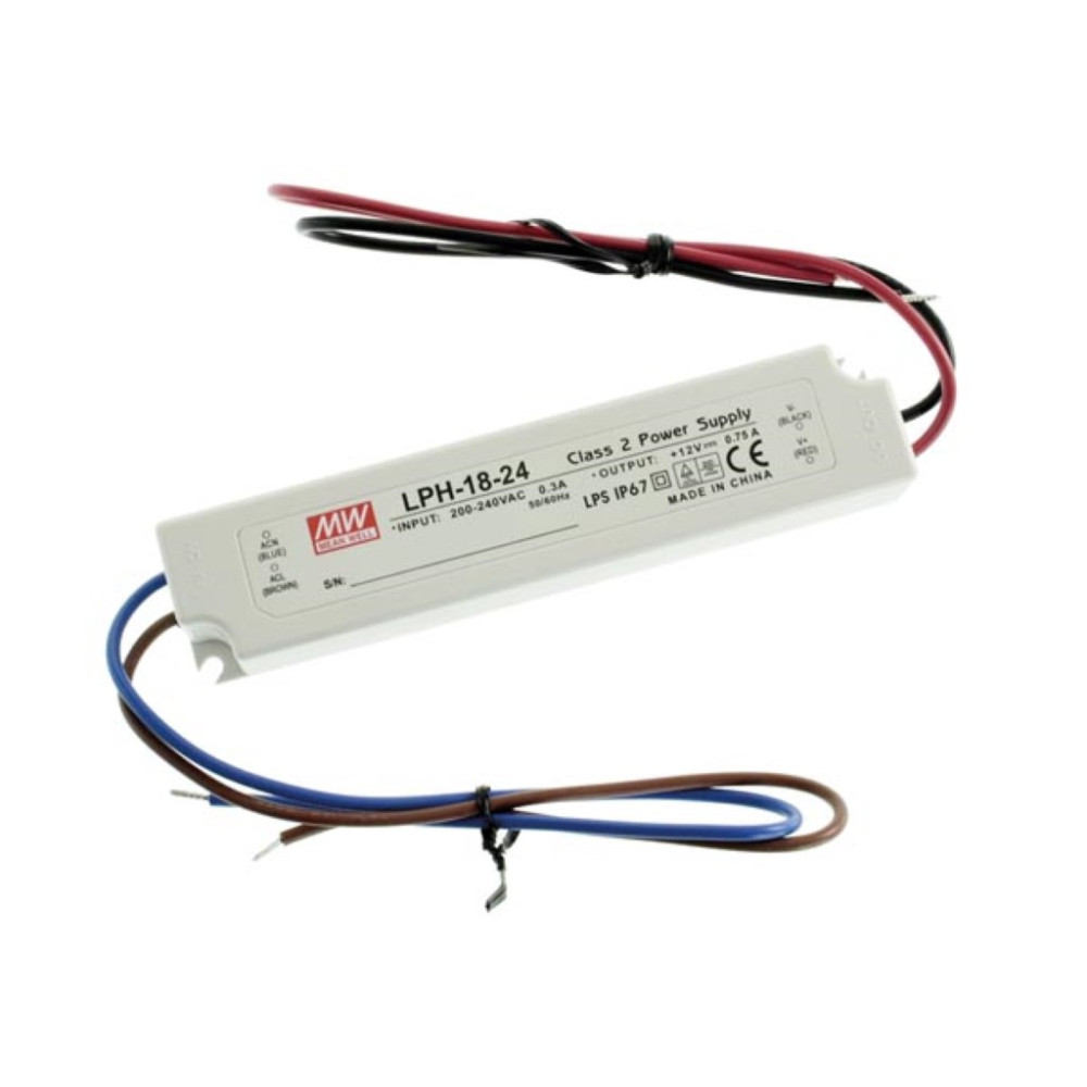 ALIMENTATION À DÉCOUPAGE - 1 SORTIE - 18 W -24 V